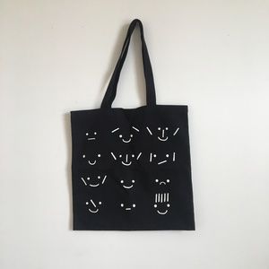 Madewell Rare Emoji Canvas Tote